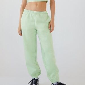 TNA Aritzia Extra Fleece Sweatpants Athleisure Influencer Mint Size Small